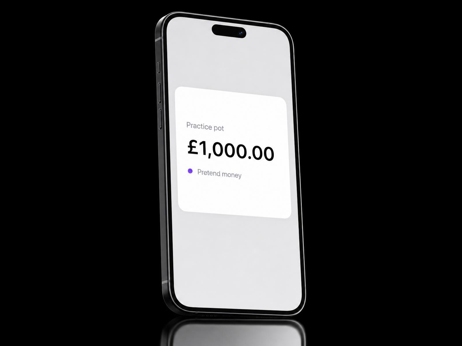The Saverz app open on a phone, showing a single plain-English card